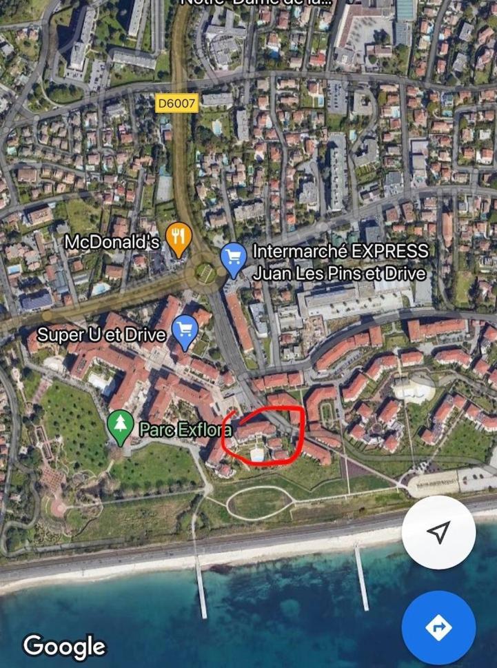 Vue Mer Juan Les Pins Antibes Exterior photo